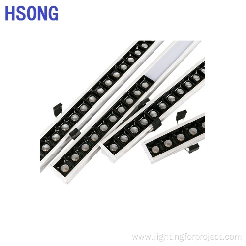 Aluminum Led Linear Light Office Housing